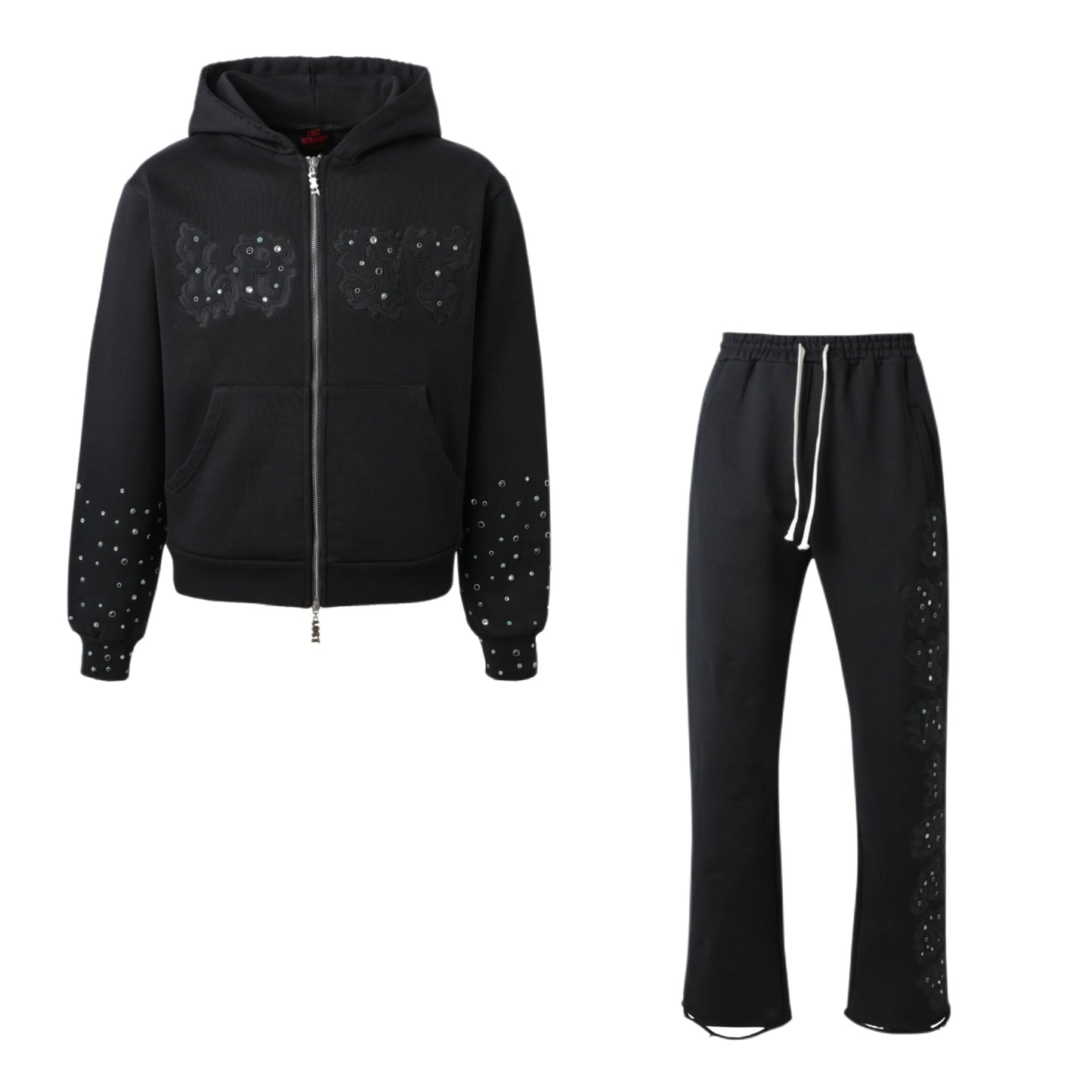 Lost Intricacy “Patch 2.0” Black Sweatset