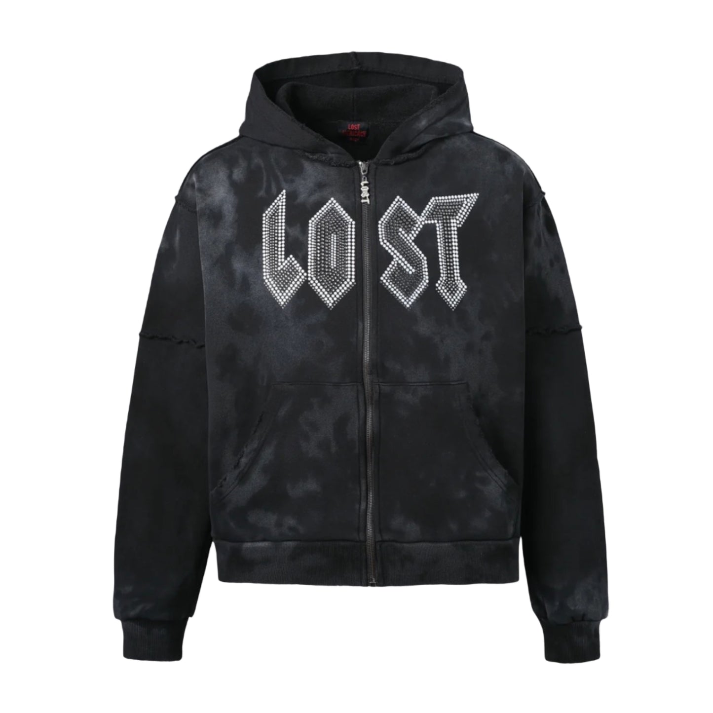 Lost Intricacy Tie Dye Zip Up Hoodie