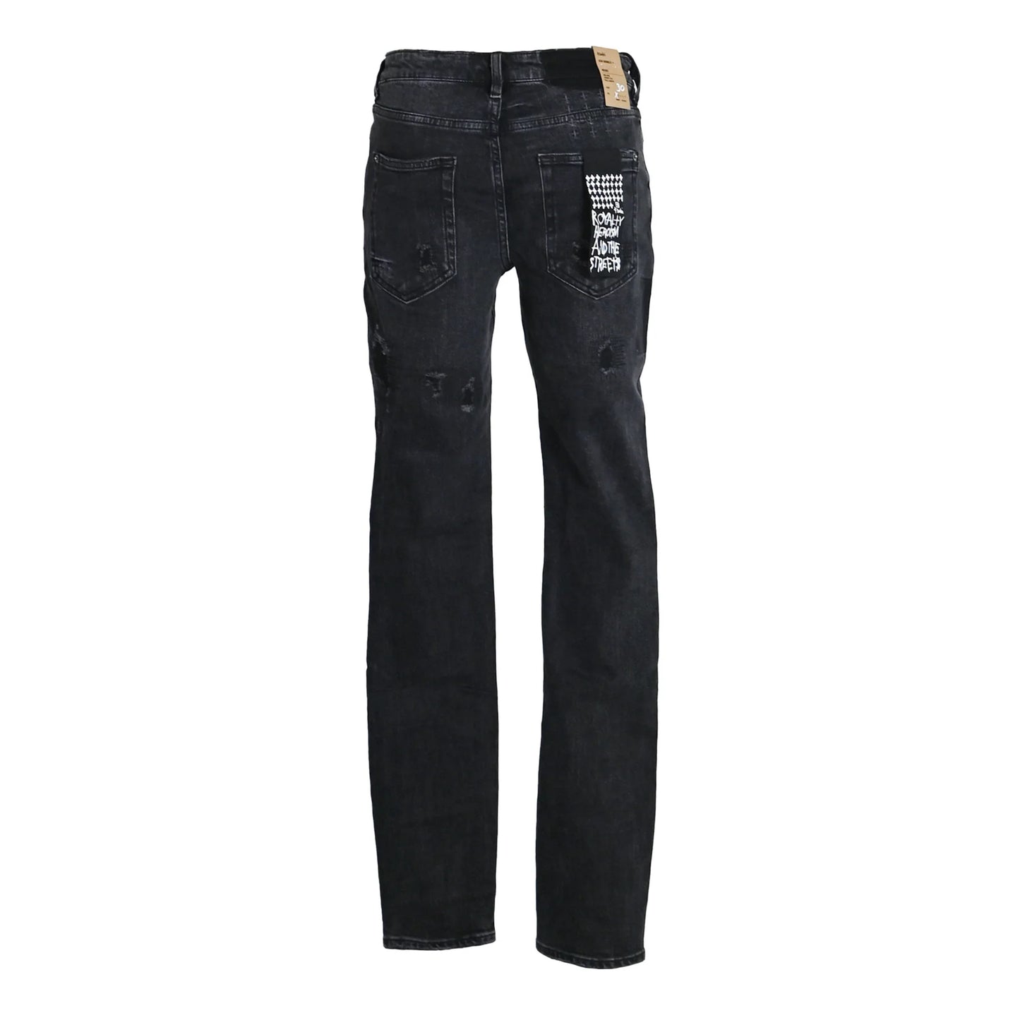 Ksubi Van Wickle Led Black Repair Jeans
