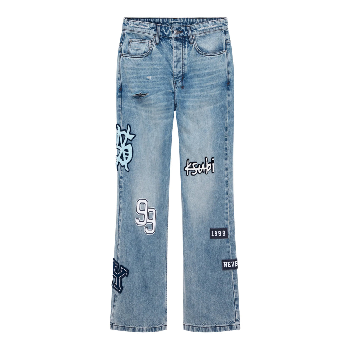 Ksubi Bronko Striker Patched Jeans