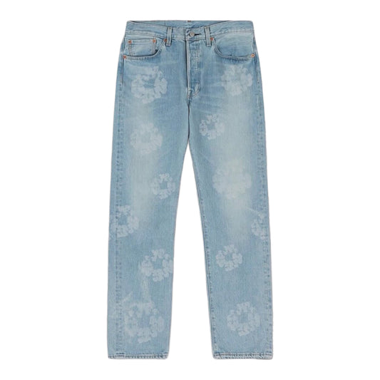 Denim Tears Vintage Indigo Mono Wreath Sample Jeans