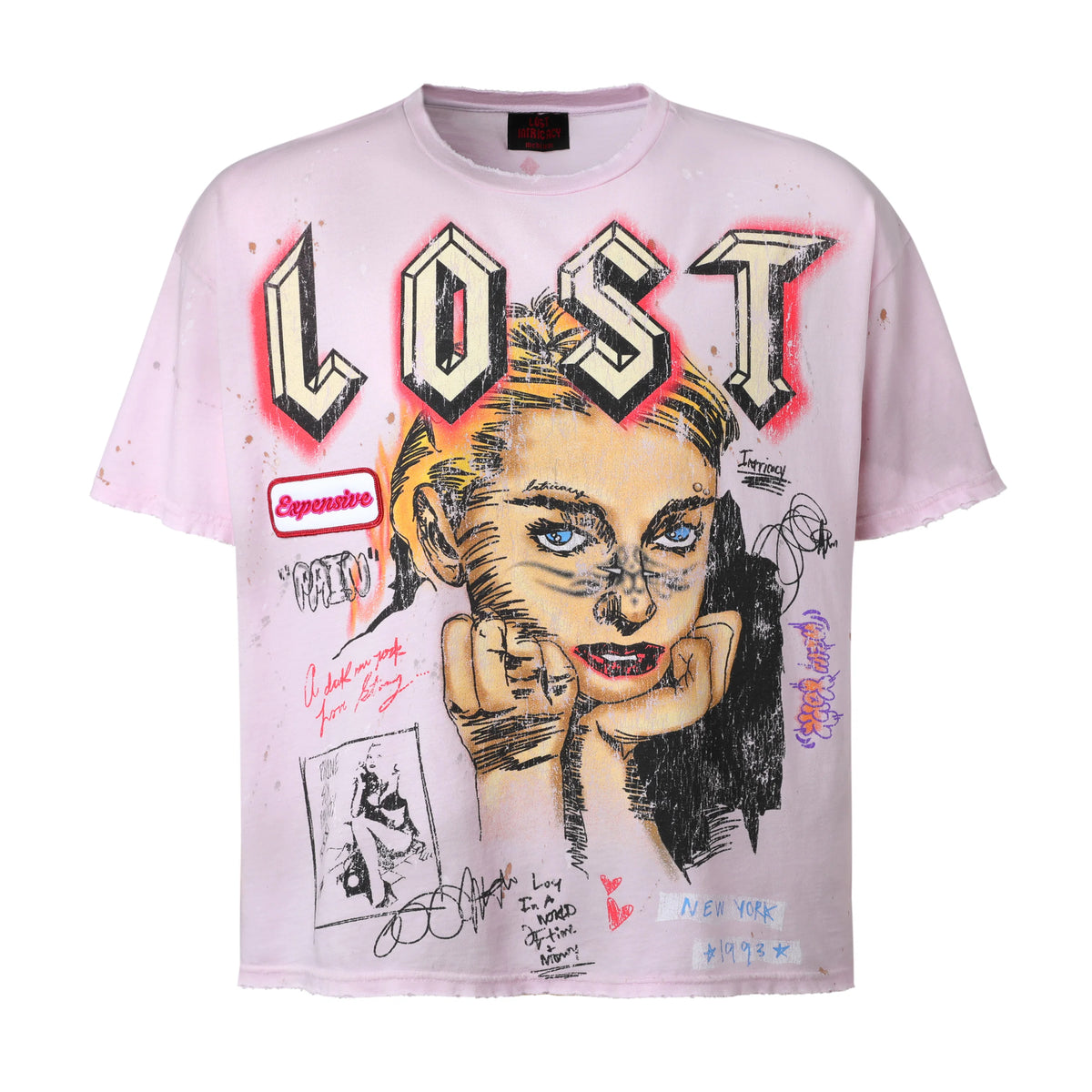 Lost Intricacy Pink Lost Girl FR T-Shirt