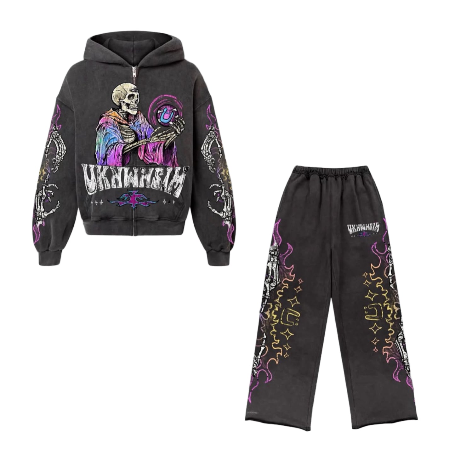 UKNWNSIM Fortune Black Sweatsuit