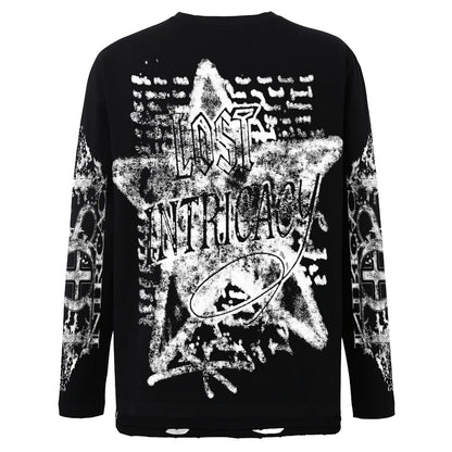 Lost Intricacy Lostbourne Black Longsleeve Tee