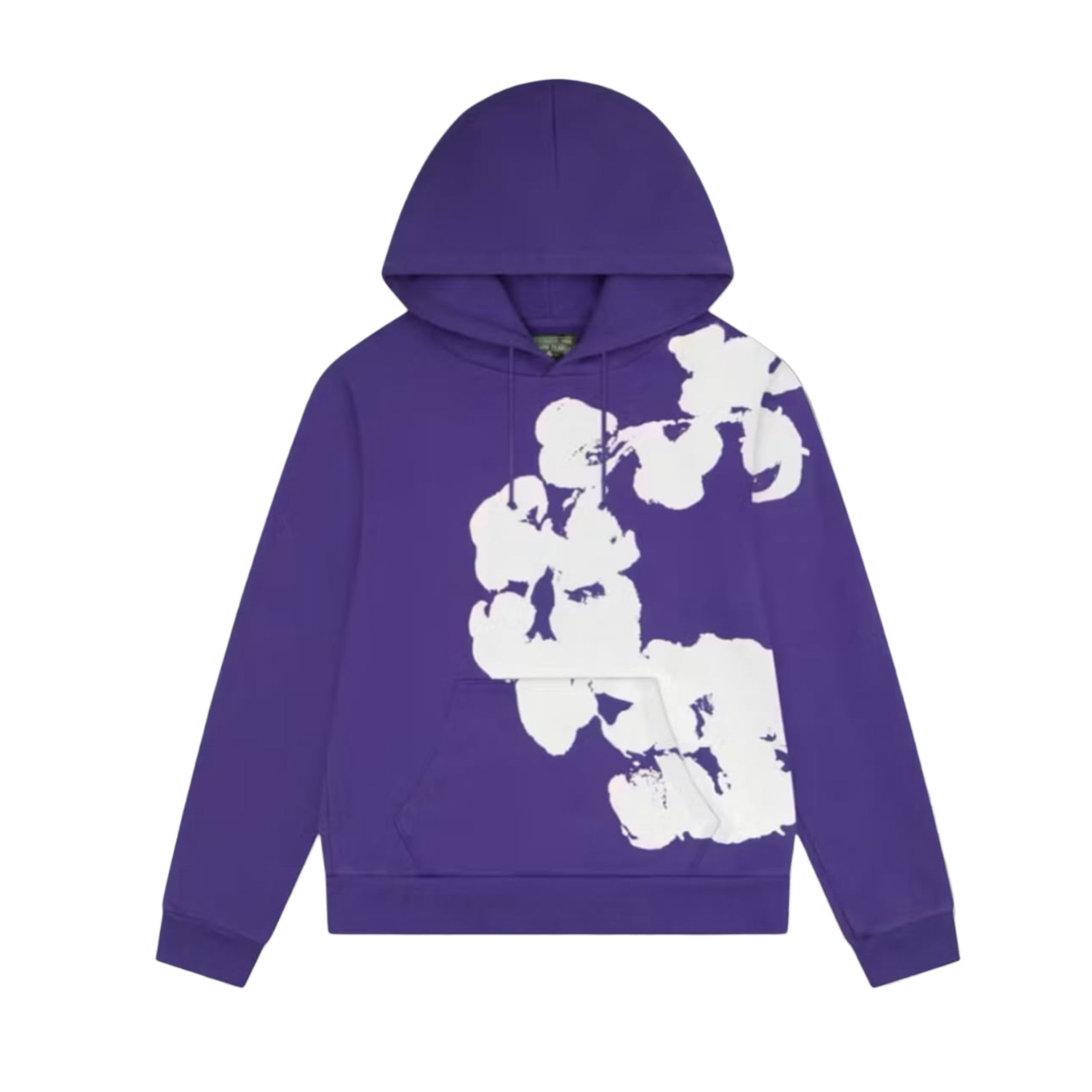 Denim Tears Big Cotton Wreath Hoodie Purple