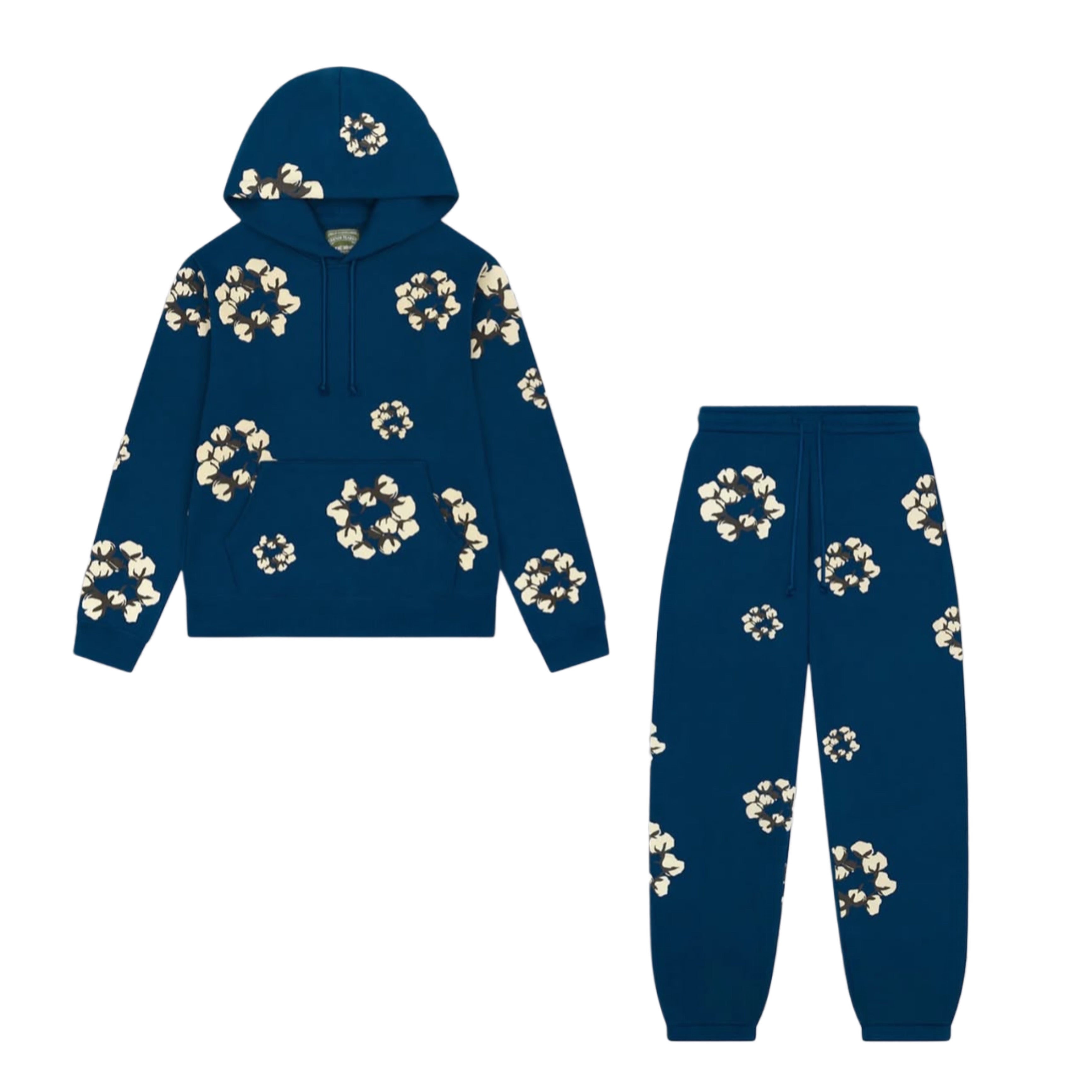 Denim Tears x CPFM Cactus Tears Wreath Sweatset Navy