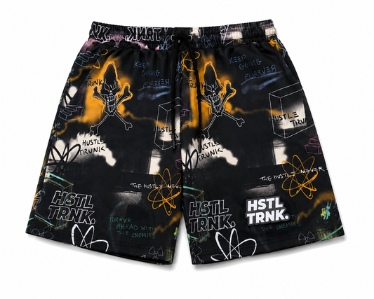 Hustle Trunk Never Stops Swimshort