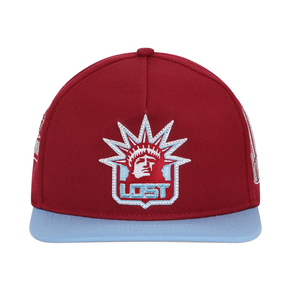 Lost Intricacy Burgundy/Sky Blue Lost Liberty Cap