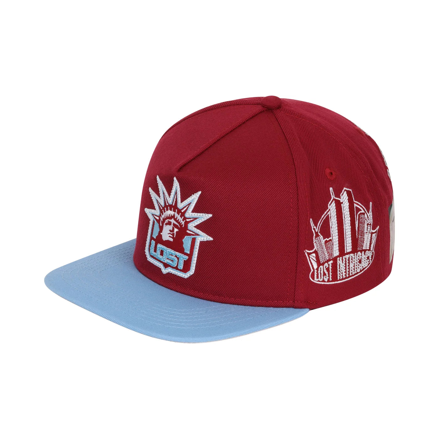 Lost Intricacy Burgundy/Sky Blue Lost Liberty Cap
