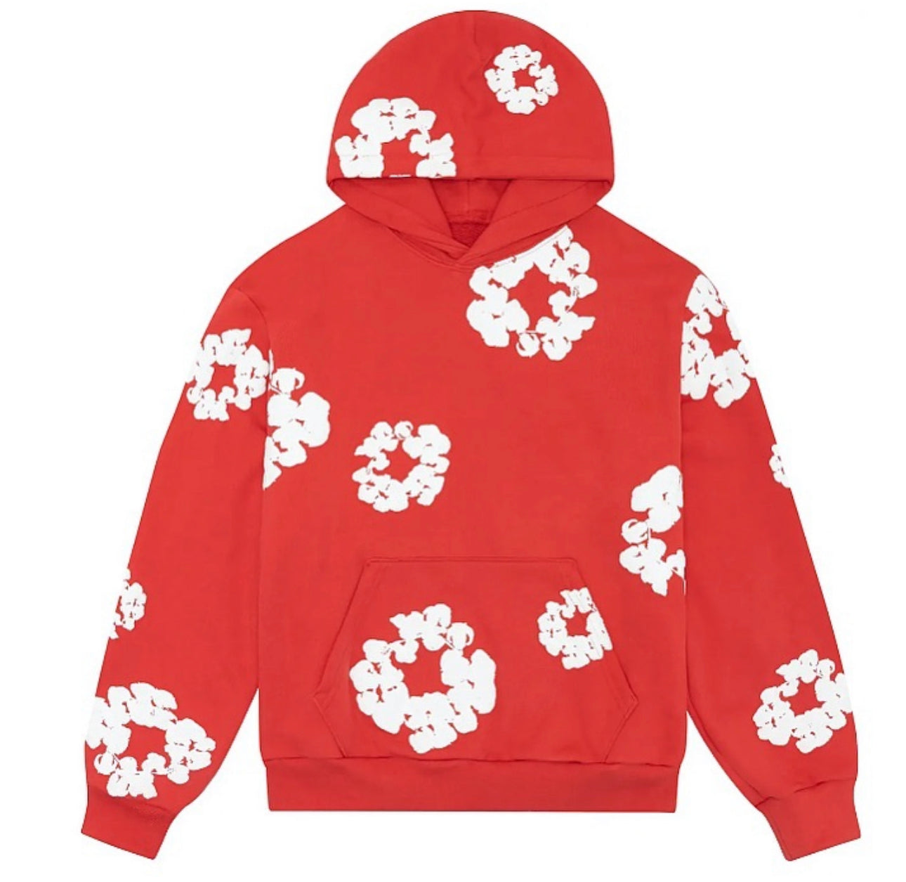 Denim Tears The Cotton Wreath Hoodie Red