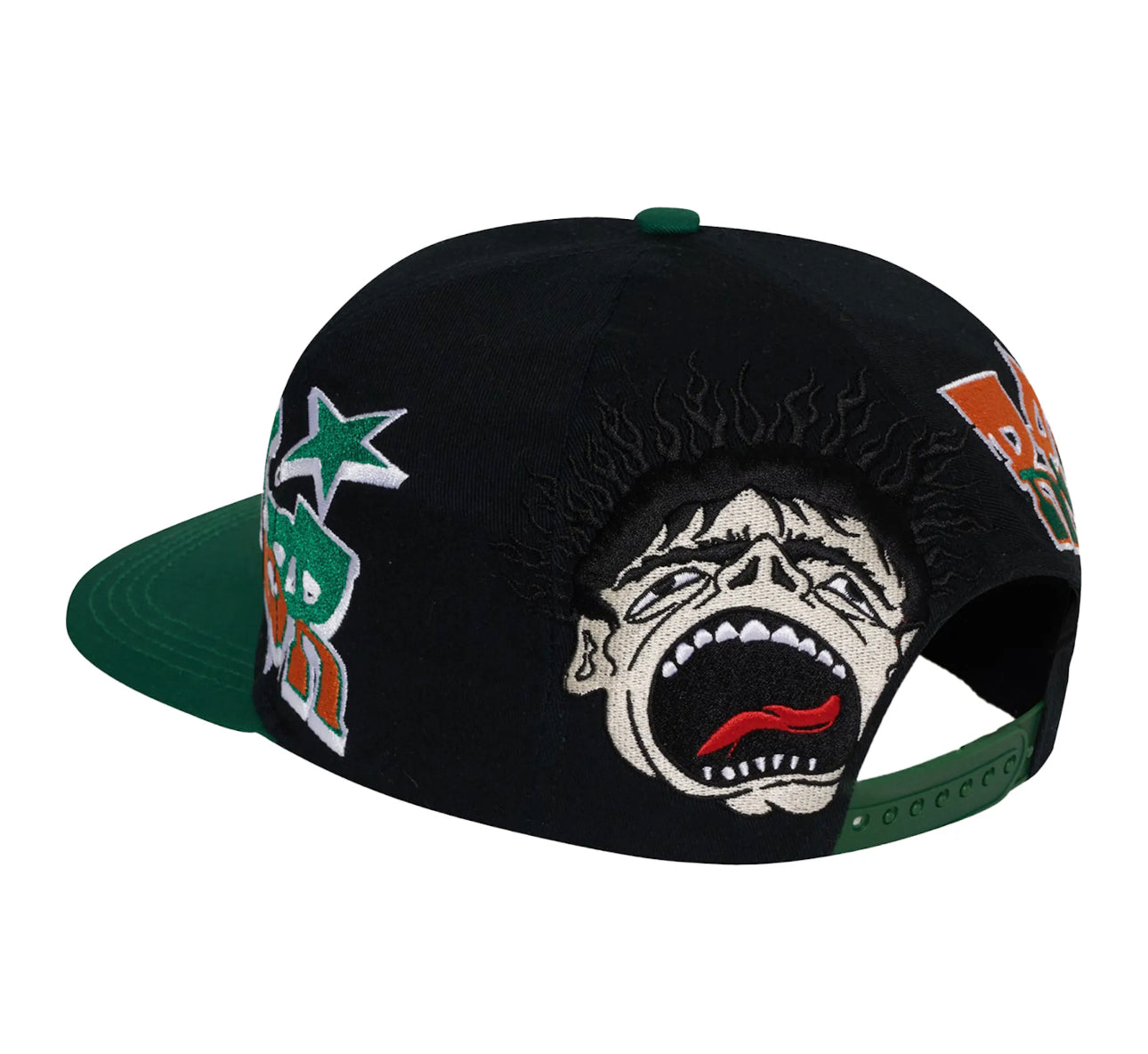 Hellstar Récords Snapback Green/Black