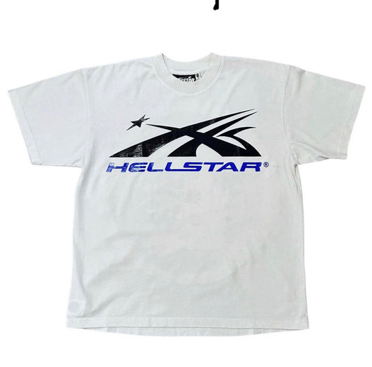 Hellstar Gel Sport Logo T-Shirt White