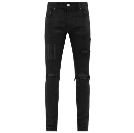 Amiri Wax Core Logo Jeans