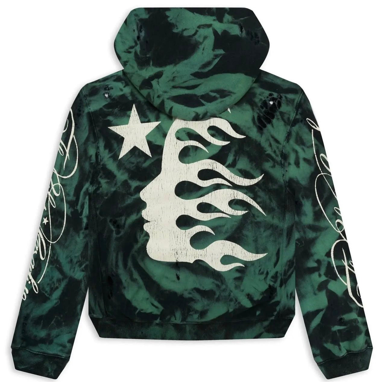 Hellstar Green Marble Paradaise Hoodie