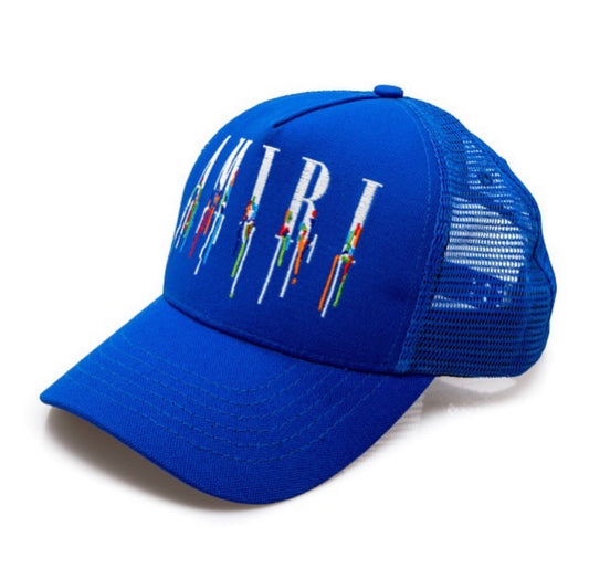 Amiri Paint Drip Logo Trucker Hat