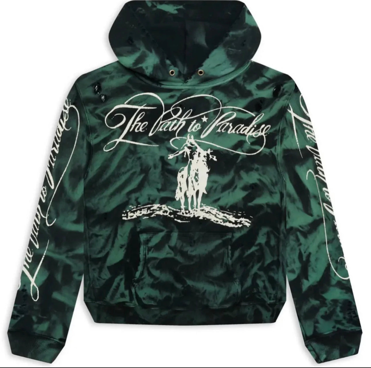 Hellstar Green Marble Paradaise Hoodie