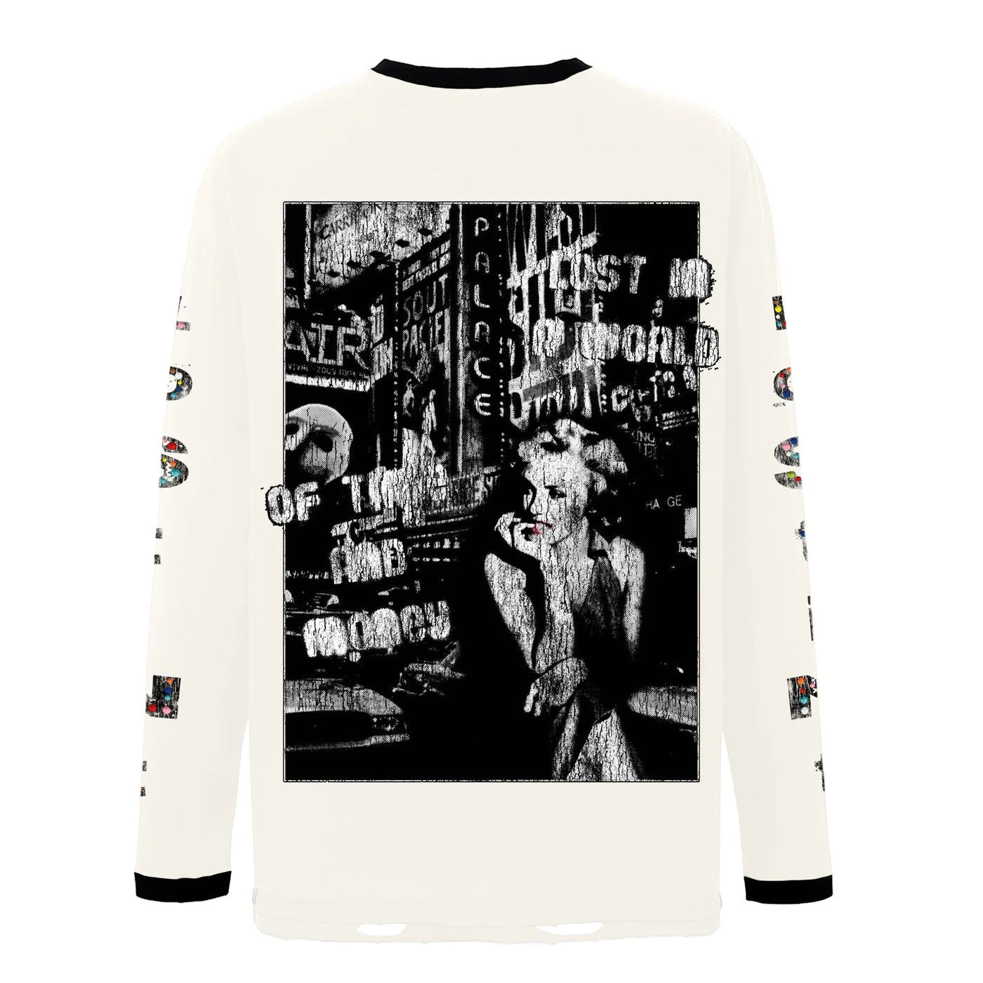 Lost Intricacy White Kiss Of Monroe White LS Tee