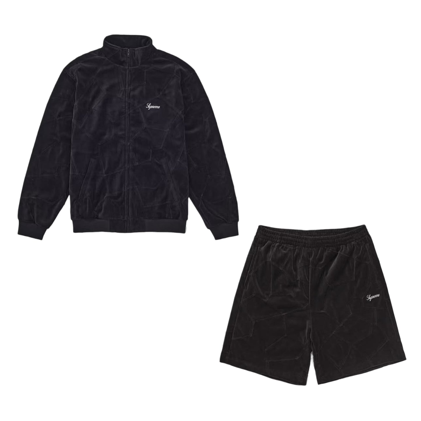 Supreme Patchwork Velour Set