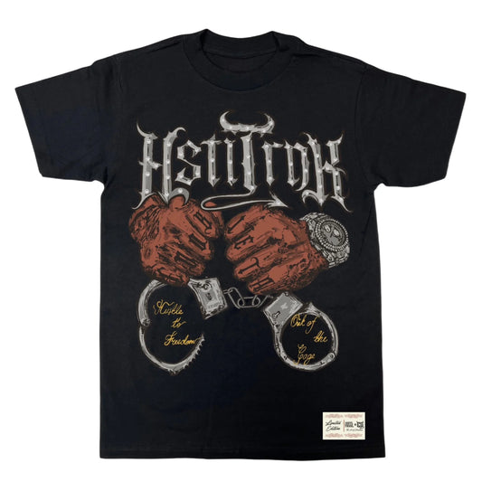 Hustle Trunk x CDobleta Rhinestone The White Devil Limited Edition T-Shirt