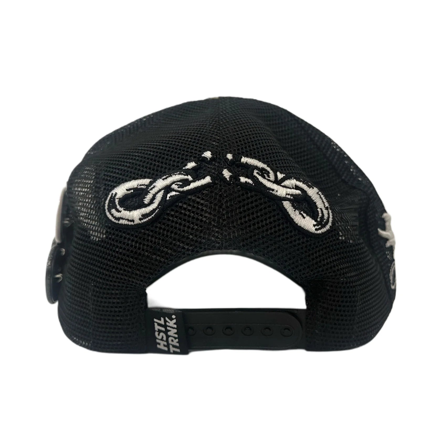 HstL Trnk x CDobleta The White Devil Trucker Hat (Black/White)