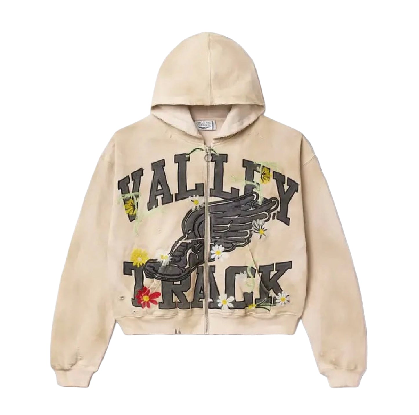 Vale Bone Garden Zip Up Hoodie