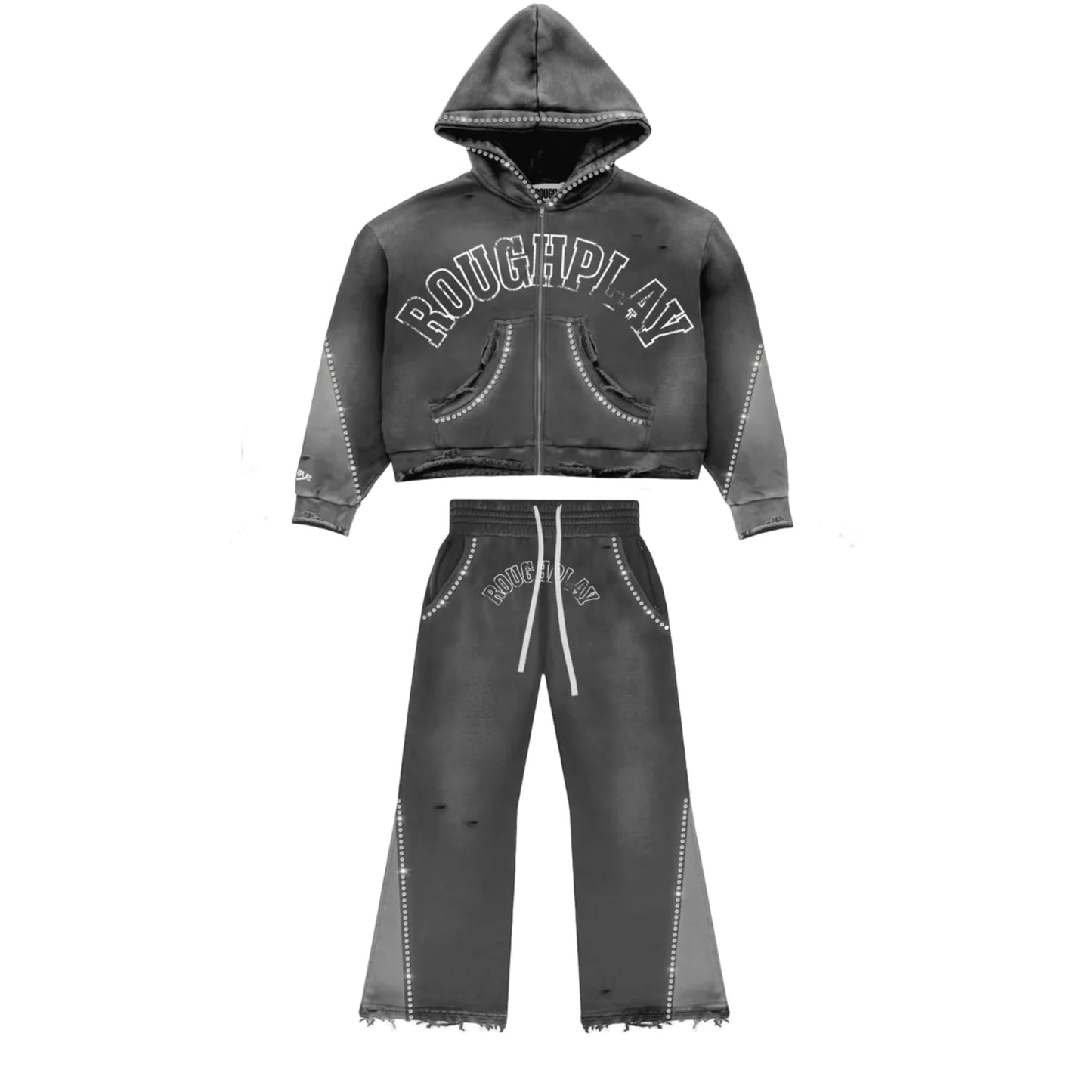 Roughplay Two Tone Grey Sweatsuit