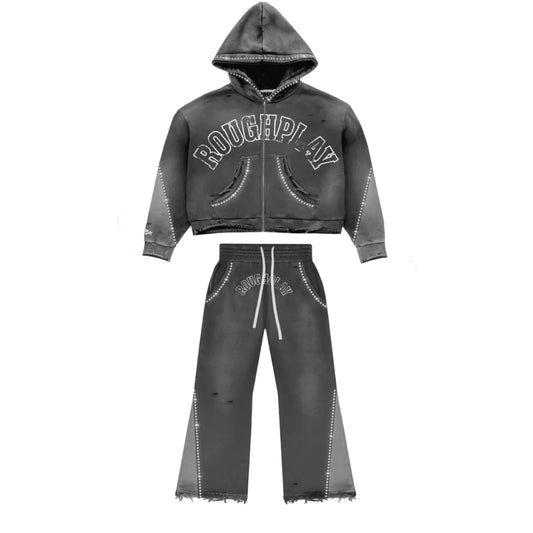 Roughplay Two Tone Grey Sweatsuit