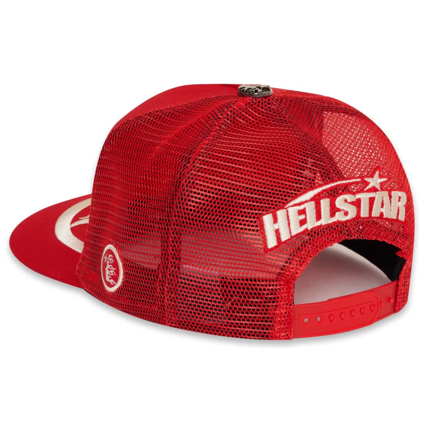 Hellstar Big Logo Trucker Snapback Red