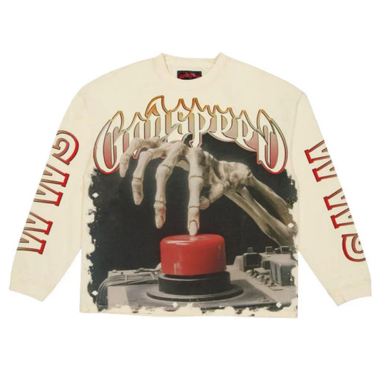Godspeed Detonator Bone Longsleeve Tee