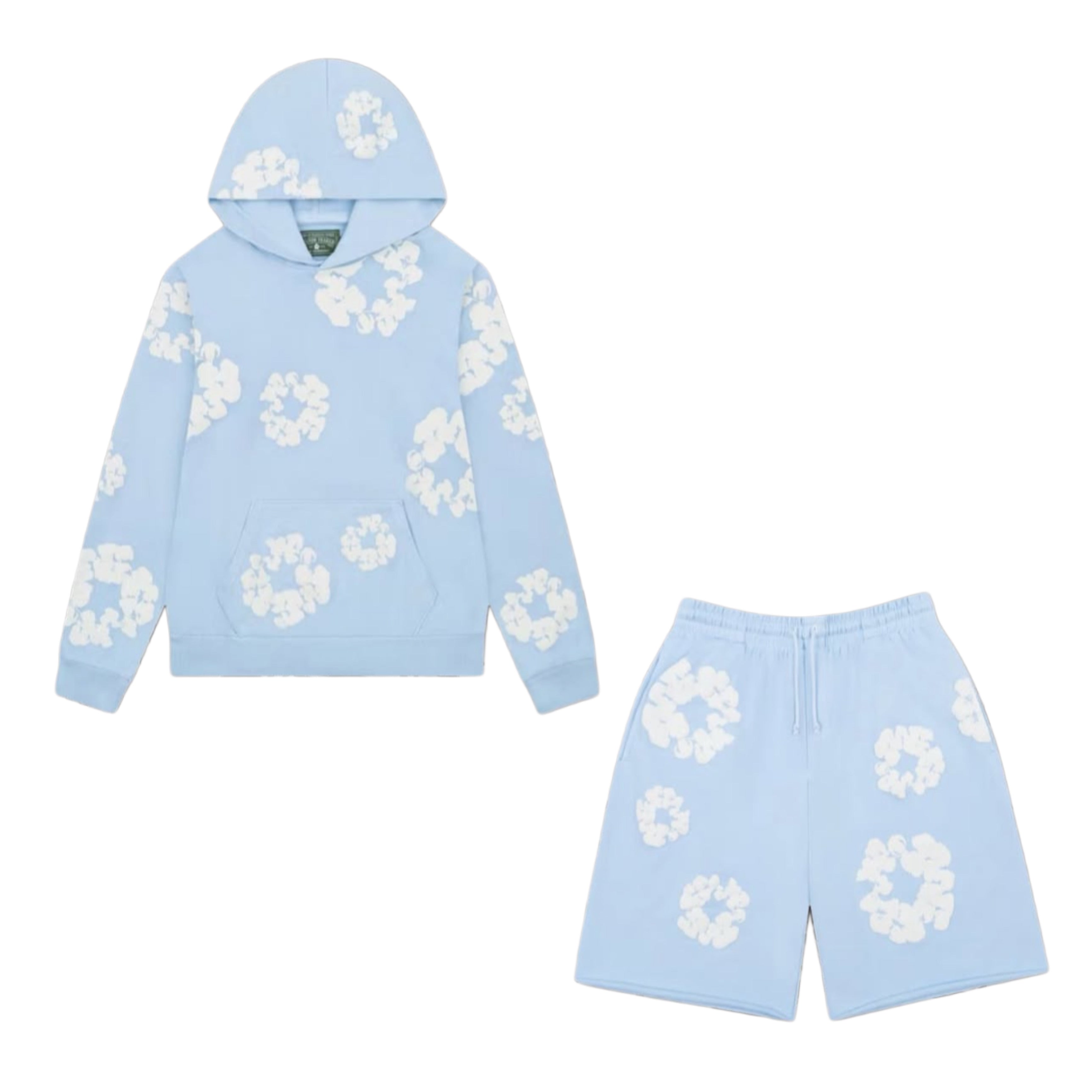 Denim Tears The Cotton Wreath Sweatset Blue