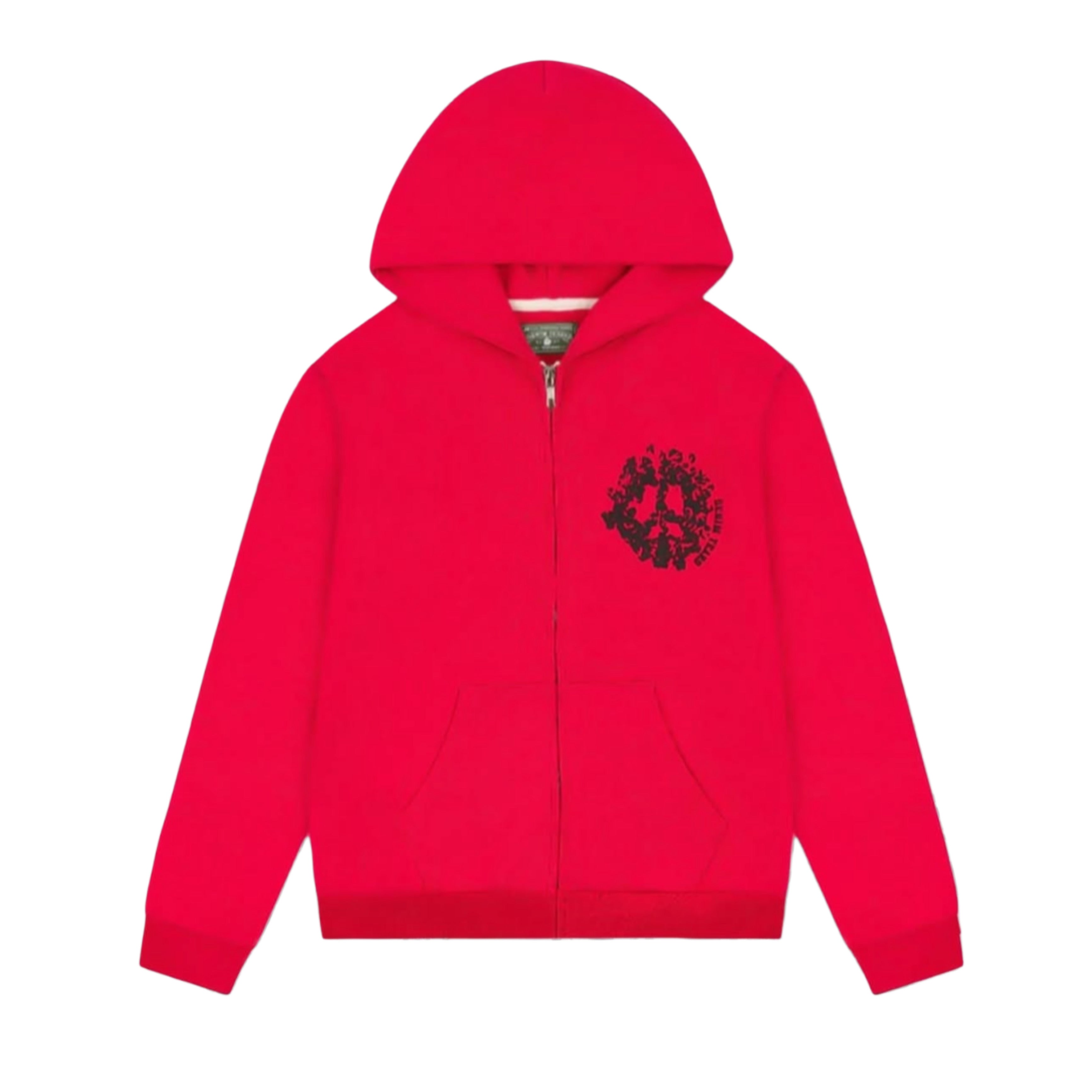 Denim Tears University Zip Hoodie Red