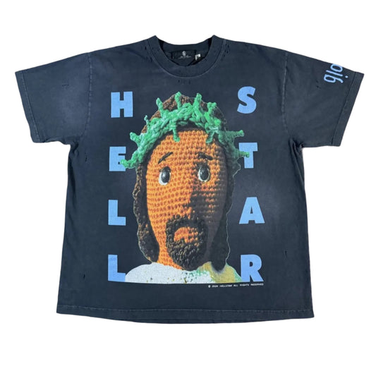 Hellstar Crochet Jesus T-Shirt