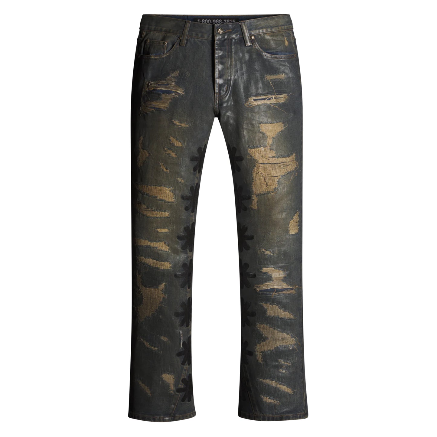 Lost SHDWS Waxed Dstry Sun Logo Denim (Tar)