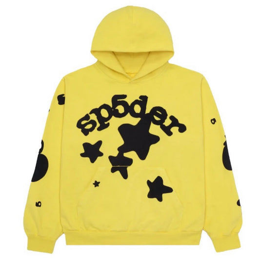 Sp5der Beluga Gold Hoodie