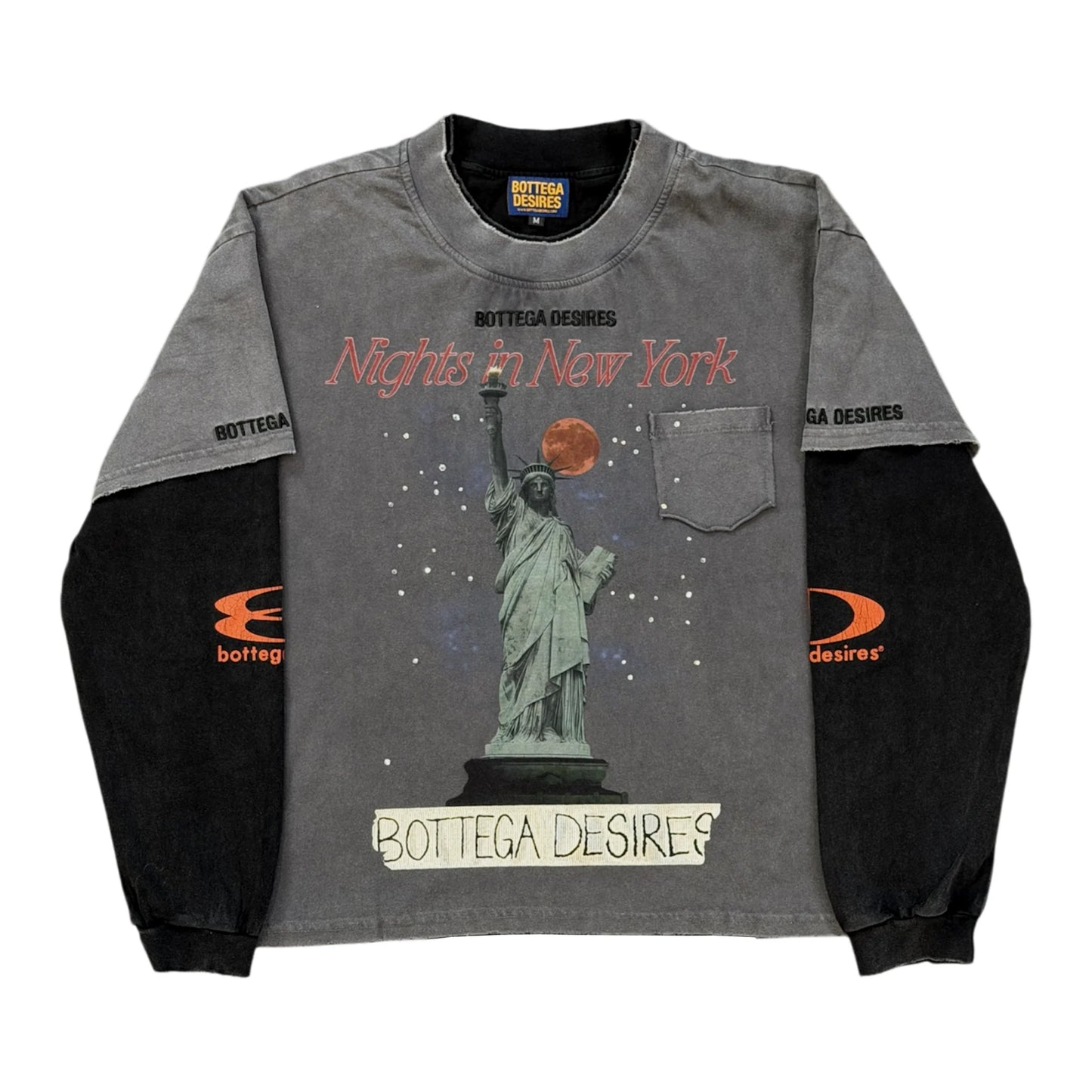 Bottega Desires Night In NY Layered Long Sleeve