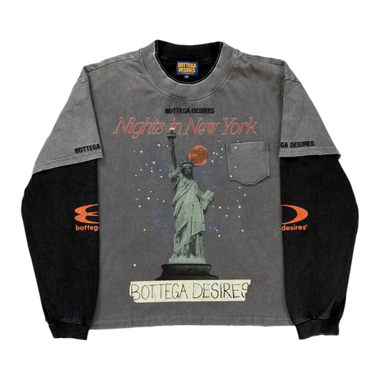 Bottega Desires Night In NY Layered Long Sleeve