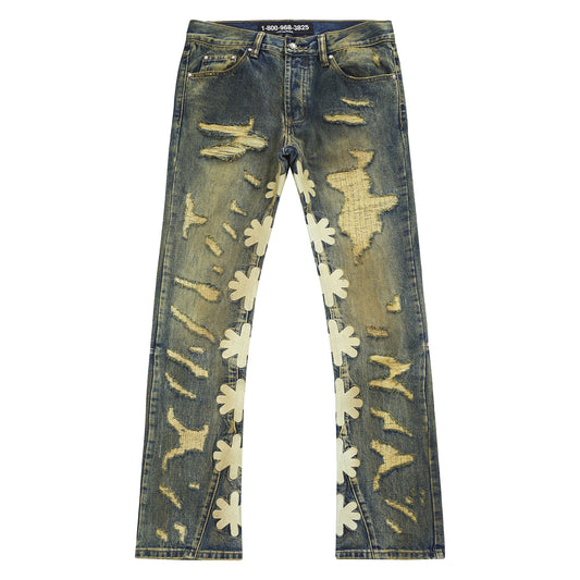 LOSTSHDWS DSTRY Denim Pant (SAND)