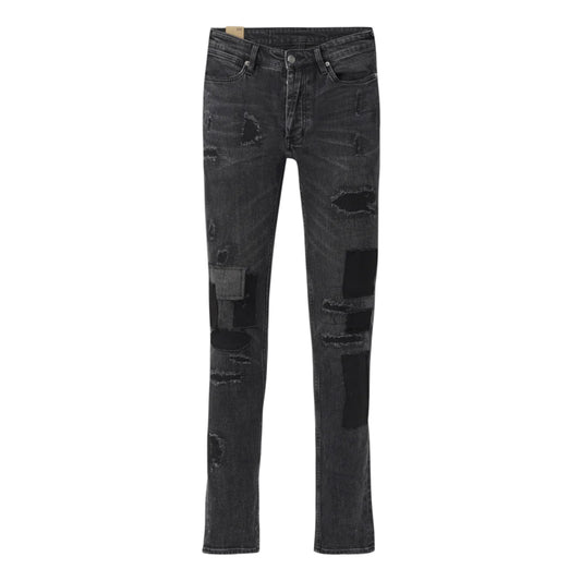 Ksubi Van Wickle Led Black Repair Jeans