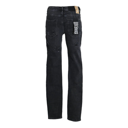 Ksubi Van Wickle Led Black Repair Jeans