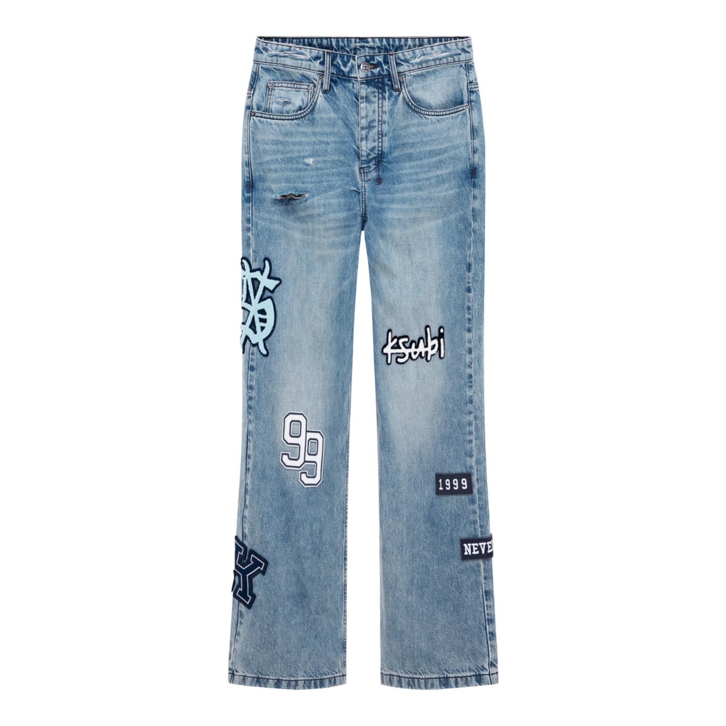 Ksubi Bronko Striker Patched Jeans