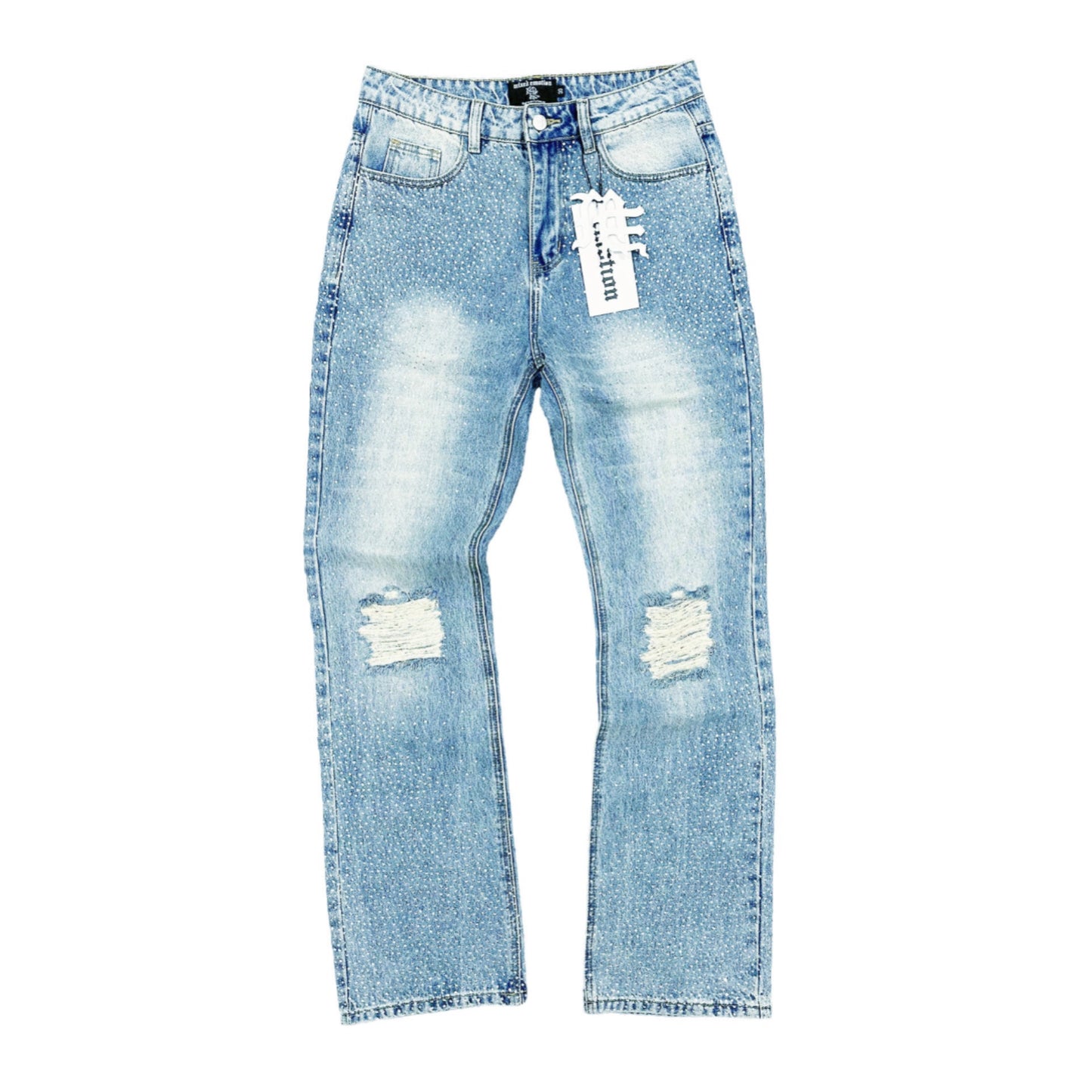 Mixed Emotion ME Rhinestone Jeans