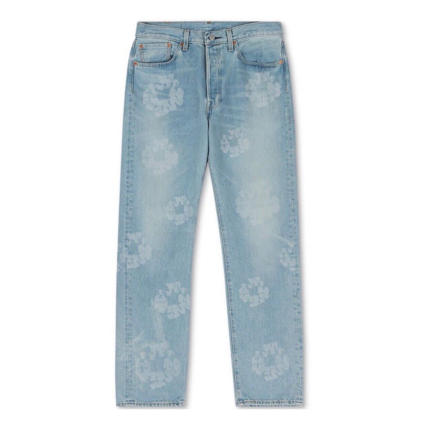 Denim Tears Vintage Indigo Mono Wreath Jeans