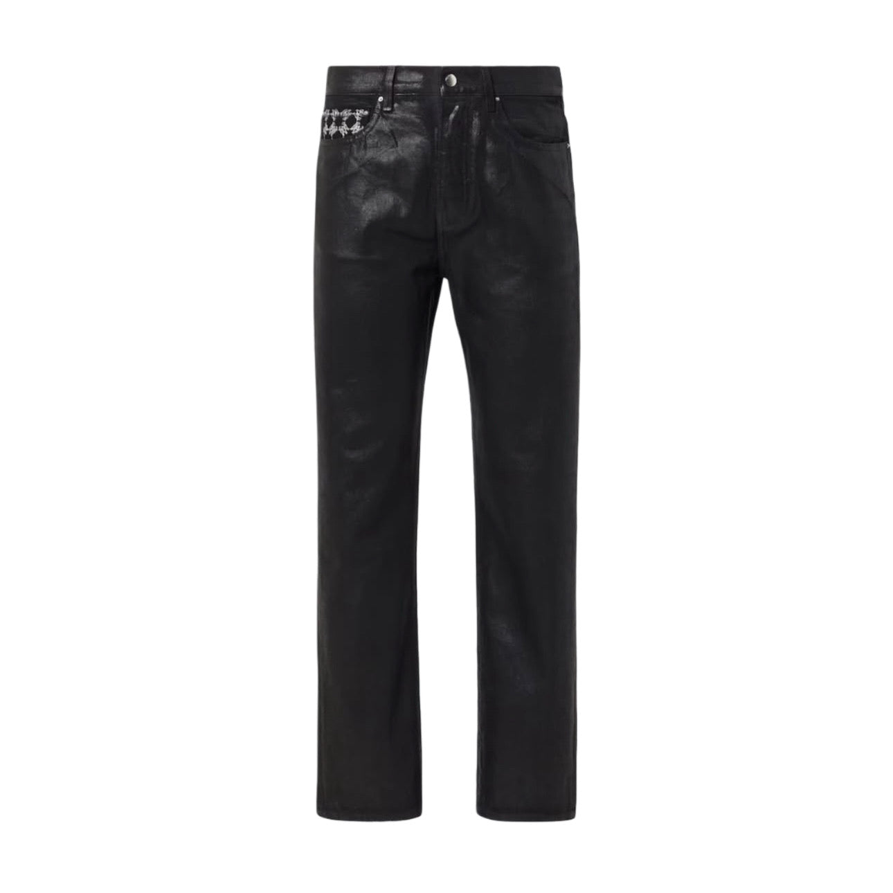 Amiri Waxed MA Straight Jeans